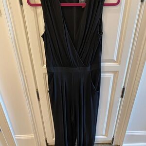 Vince Camuto Black Sleeveless Jumpsuit
